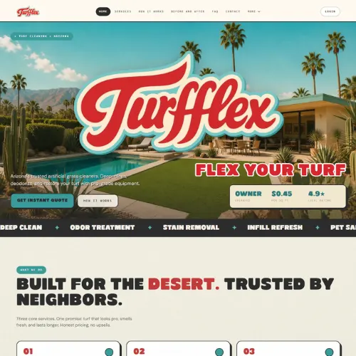 Turfflex Application Screenshot
